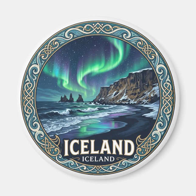 Aimant Islande Vik (Devant)