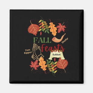 Aimant Israel Fêtes de l'automne Israël Shofar Sukkot Yom