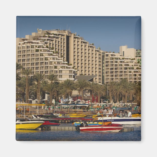 Aimant Israel, The Negev, Eilat, Red Sea beachfront (Devant)