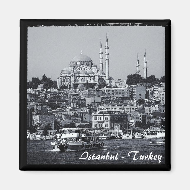 Aimant Istanbul - Sultan Ahmed, Turquie 2 (Aimant frigo) (Devant)