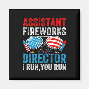 Aimant Istant Feu d'artifice Directeur Drôle 4 juillet Ho
