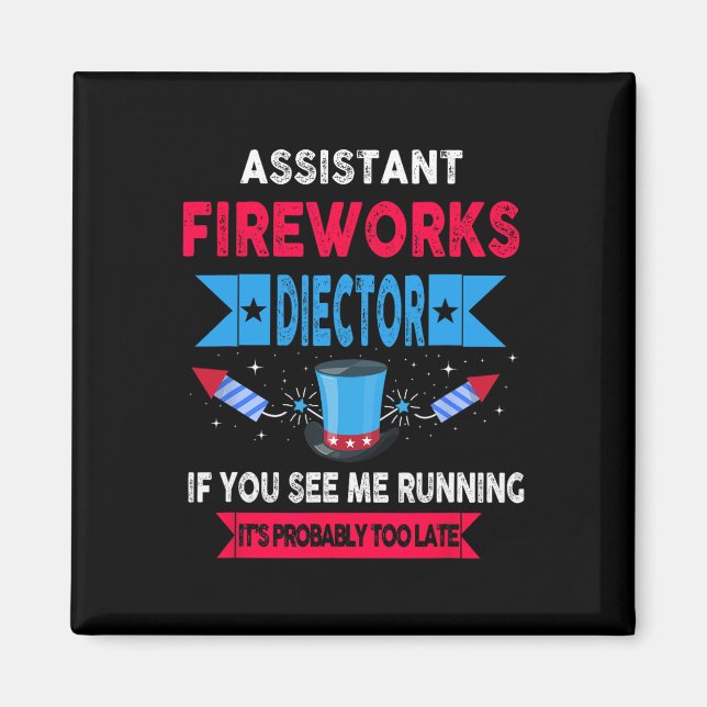 Aimant Istant Fireworks Directeur Je Vous Exécute 4 Juil (Devant)