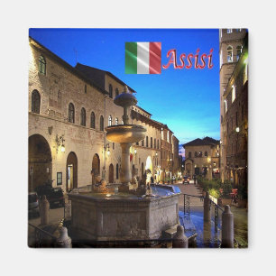 Aimant IT - Italie - Assise - Piazza del Comune
