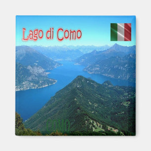 Aimant IT - Italie - Côme - Lac vu depuis Monte San Primo