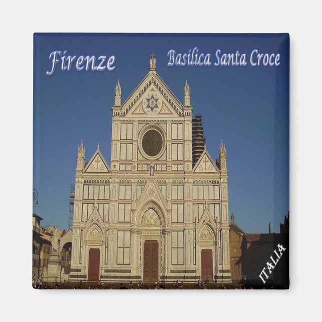 Aimant IT - Italie - Florence - Basilique Père Noël Croce (Devant)
