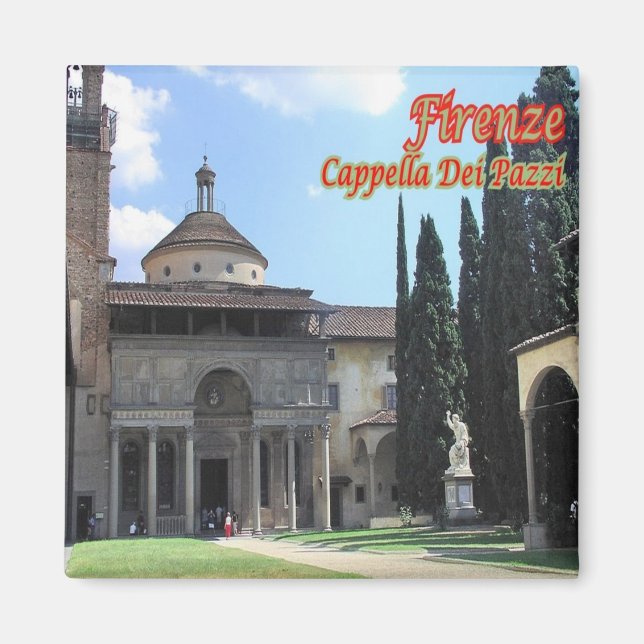 Aimant IT - Italie - Florence - Chapelle Pazzi (Devant)