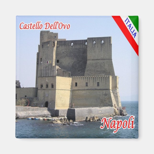 Aimant IT - Italie - Naples - Château dell'Ovo (Devant)