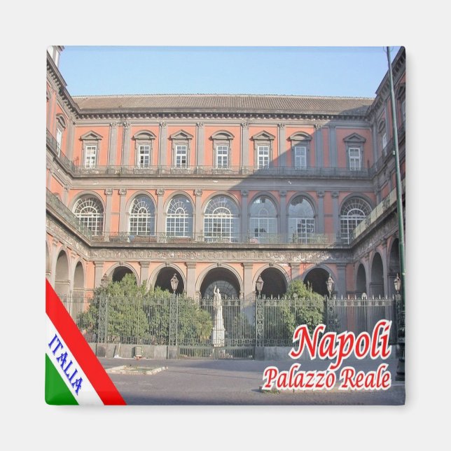 Aimant IT - Italie - Naples - Palais Royal (Devant)