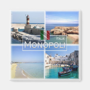 Aimant IT # Italie - Pouilles - Monopoli -