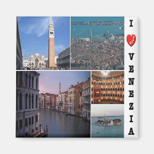 Aimant IT - Italie - Venise - I Love