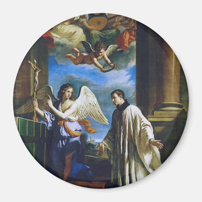 Aimant Italian Saint Aloysius Gonzaga (Devant)