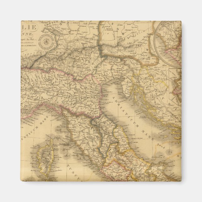 Aimant Italie ancienne 2 (Devant)