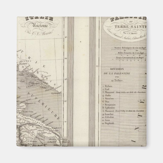 Aimant Italie ancienne, Palestine (Devant)