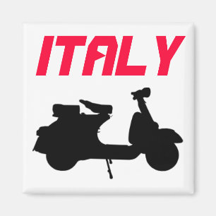 Aimant Italie avec Scooter