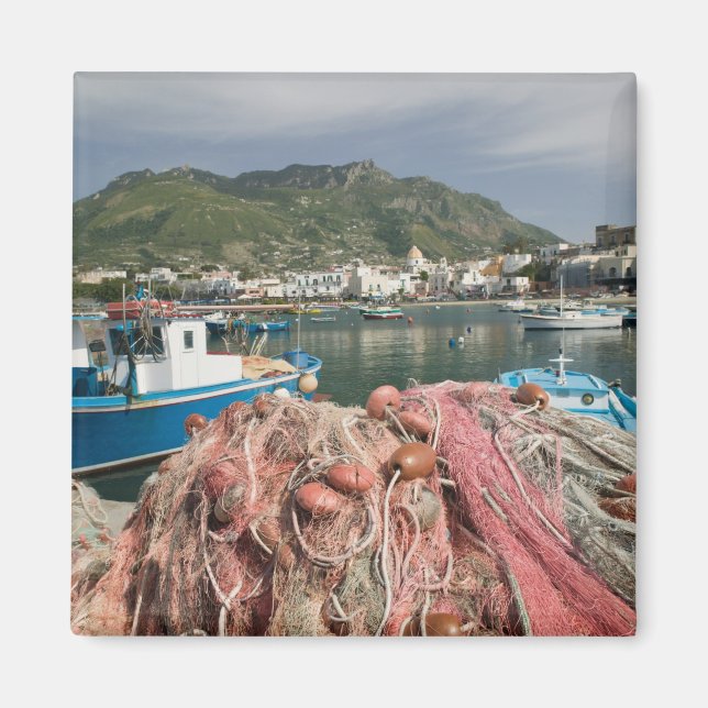 Aimant ITALIE, Campanie, (Baie de Naples), ISCHIA, FORIO  (Devant)