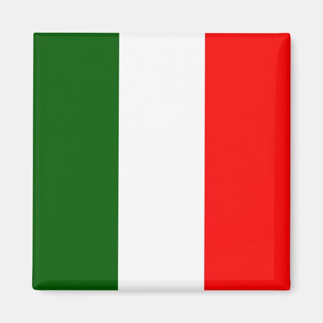 Aimant Italie Drapeau de haute qualité (Devant)