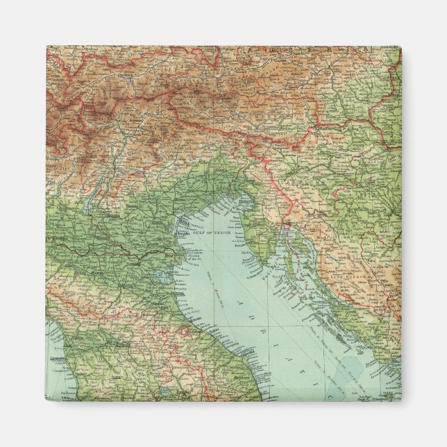 Aimant Italie du Nord, Autriche, &c (Devant)