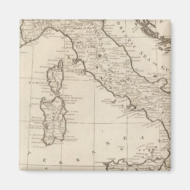 Aimant Italie et Sardaigne (Devant)