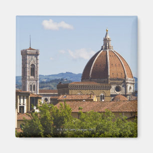 Aimant Italie, Florence, Vue sur la cathédrale de Florenc