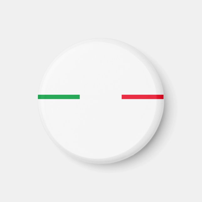 Aimant Italie Italienne, j'aime Italie (Devant)