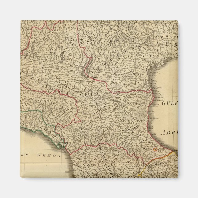 Aimant Italie moyenne, supérieure (Devant)