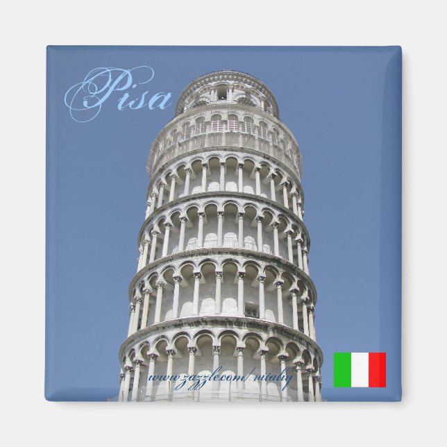 Aimant Italie Pise cool magnétique design (Devant)