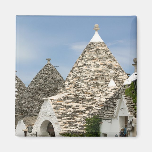 Aimant Italie, Pouilles, Alberobello, Terra dei Trulli, (Devant)