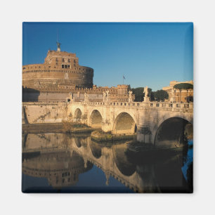 Aimant Italie, Rome, Castel Sant'Angelo et le fleuve