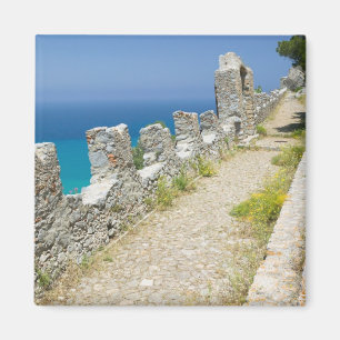 Aimant Italie, Sicile, Cefalu, Cliffside Walkway, La
