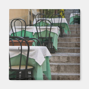 Aimant ITALIE, Sicile, TAORMINE : Corso Umberto 1, Café