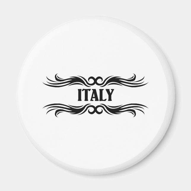 Aimant Italie tribale (Devant)