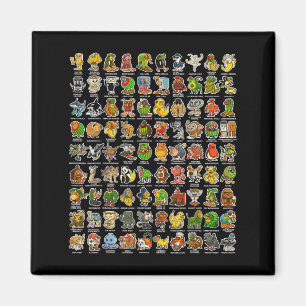 Aimant Italien-brainrot Gen Z Drôle Mème 90 Brainrot Char