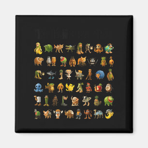 Aimant Italien Brainrot Gen-z Mème Drôle Cerveau Rot Chri