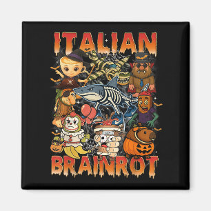 Aimant Italien Brainrot mème Italien Brainrot Halloween C