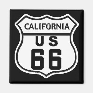 AIMANT ITINÉRAIRE 66 DE CA USA