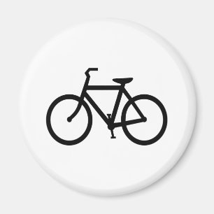Aimant Itinéraire vélo noir