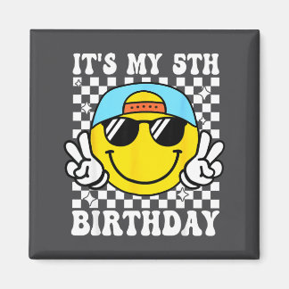 Aimant It's My 5th Birthday 5 Years Old Boys Bruh I'm 5 F