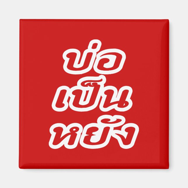 Aimant It's OK ♦ Bor Pen Yang in Thai Isaan Dialect ♦ (Devant)