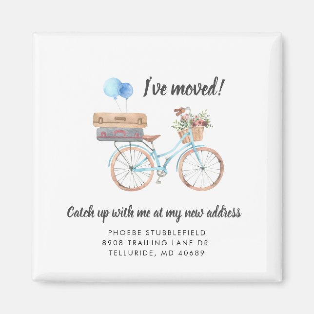 Aimant I've Moved Change of Address Moving Announcement (Devant)