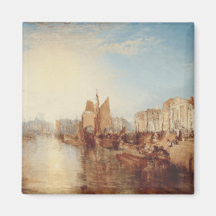 Aimant J.M.W. Turner : Port de Dieppe Beaux-arts romantiq