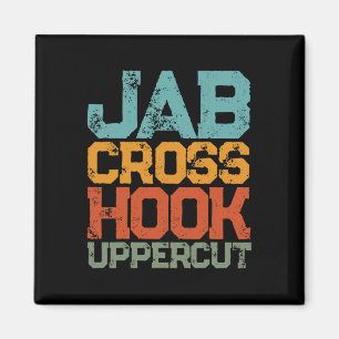 Aimant Jab Cross Hook Uppercut Femmes Et Hommes Shirt Fun