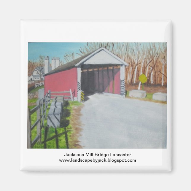 Aimant Jacksons Mill Bridge Lancaster. (Devant)