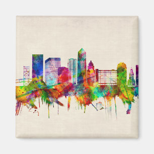 Aimant Jacksonville Florida Skyline