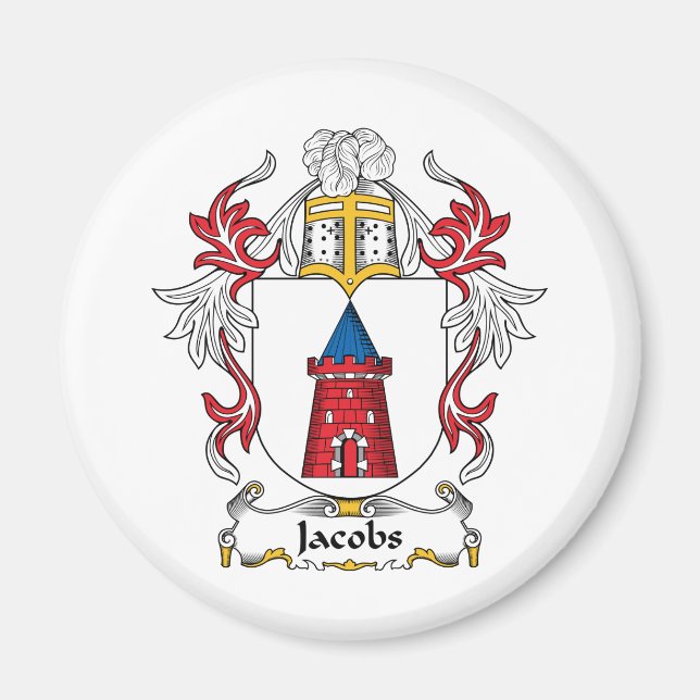 Aimant Jacobs Family Crest (Devant)