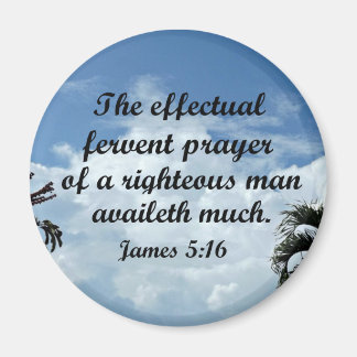 Aimant Jacques 5:16 La prière féroce effective de