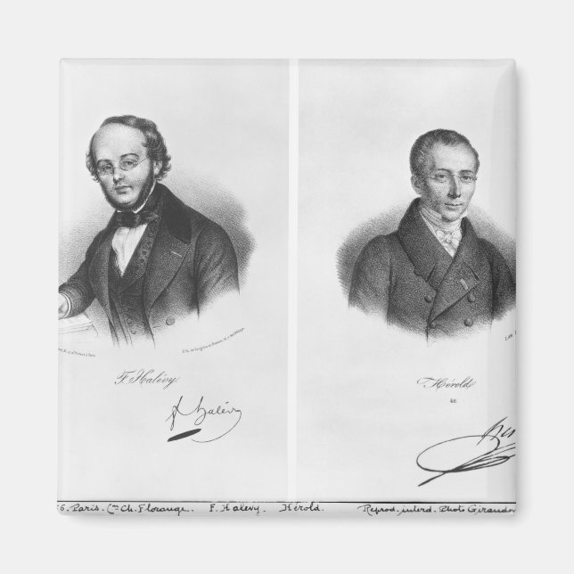 Aimant Jacques Fromental Halevy et Ferdinand Herold (Devant)