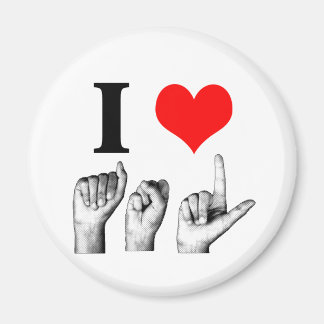 Aimant J'adore A-S-L