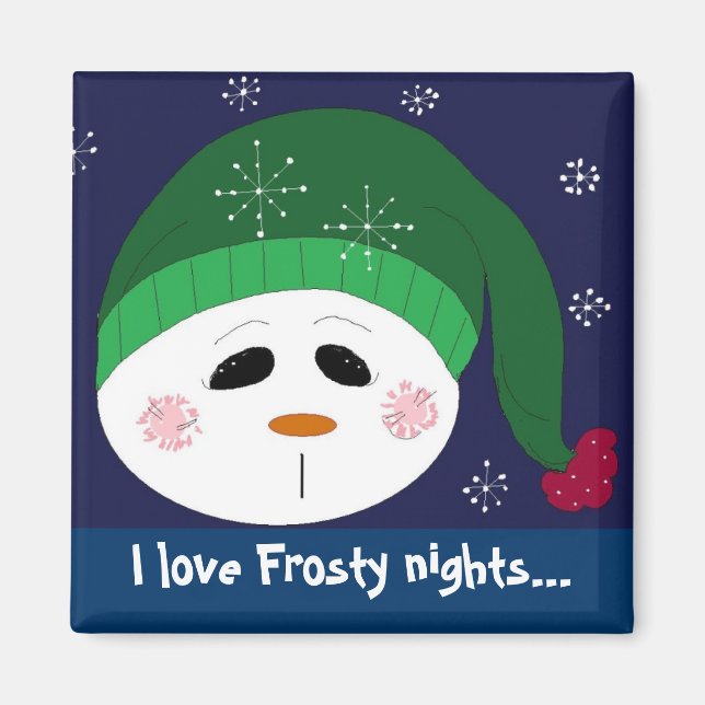 Aimant J'adore Frosty Nights (Devant)