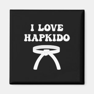 Aimant J'adore Hapkido Boxe Asiatique Jiujitsu Kickboxing