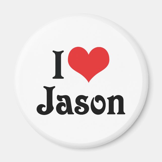 Aimant J'adore Jason (Devant)